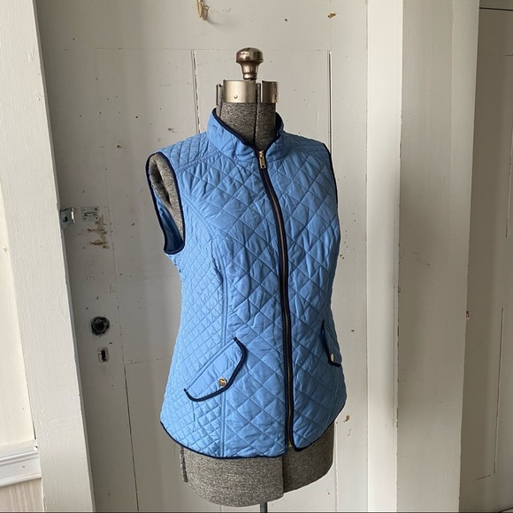 Quilted Vest Charter Club Blue on Blue NWT - Picture 4 of 14